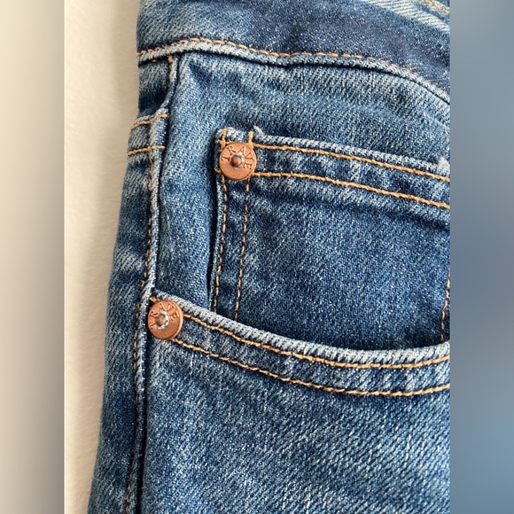 🔥TRAVE Revolve Irina Slim Wonderwall Jeans High Mid Rise Ankle Classic USA 26 - Picture 11 of 12